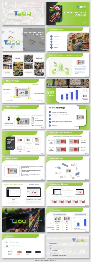 Electronic Shelf Label | PowerPoint Design by Luvinda