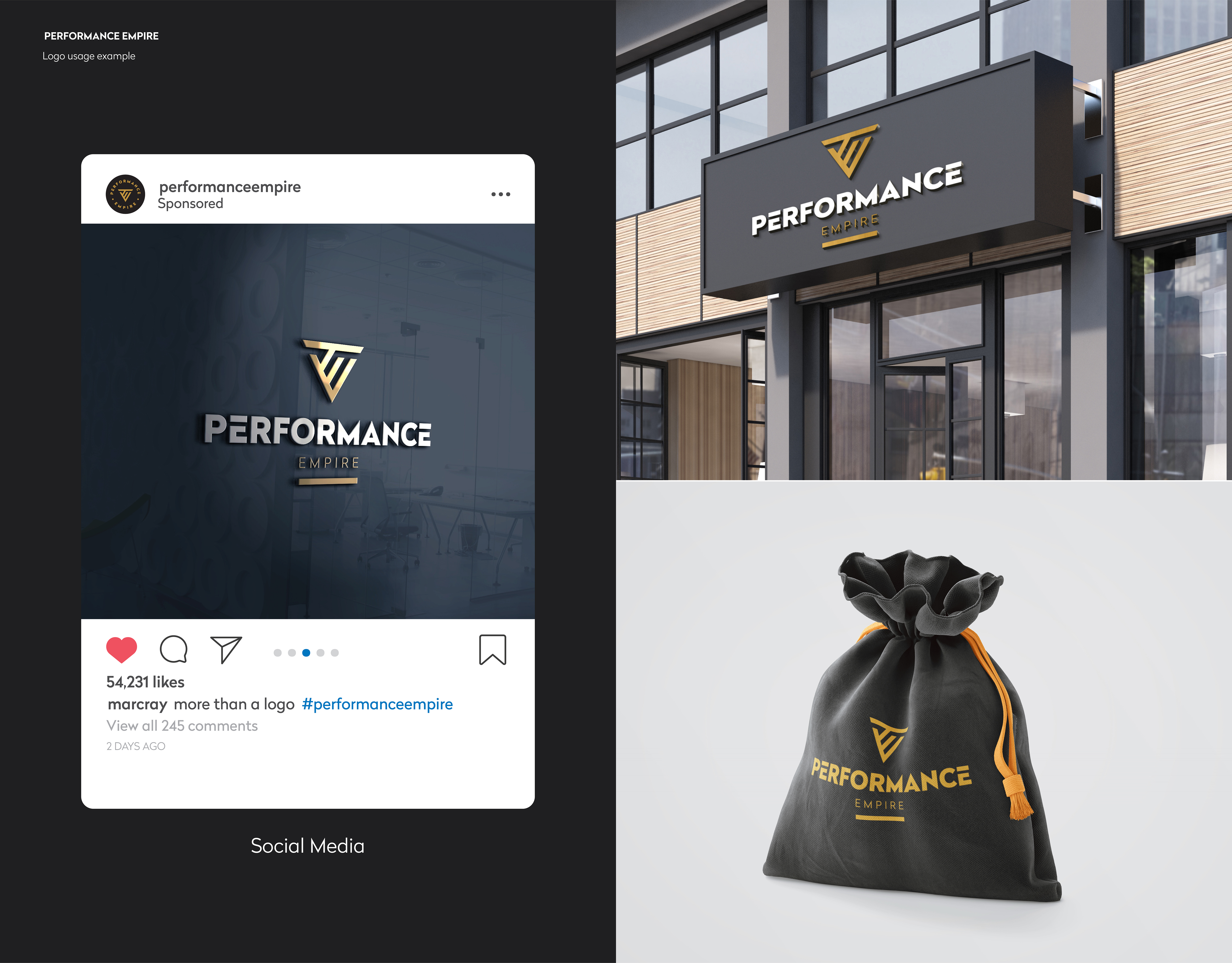 Logo Design by Marc Ray for The Performance Empire LLC | Design #24037330