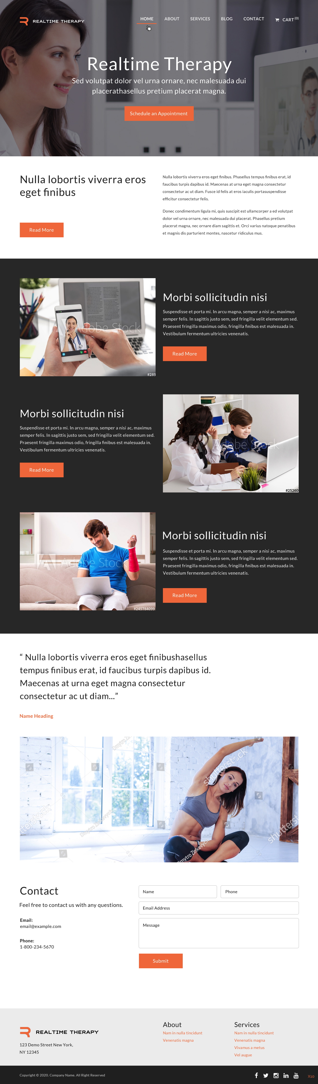 Squarespace Design by pb for this project | Design #23970080