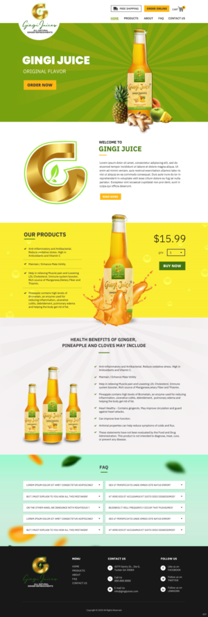 Wordpress Design by pb for this project | Design: #23960171