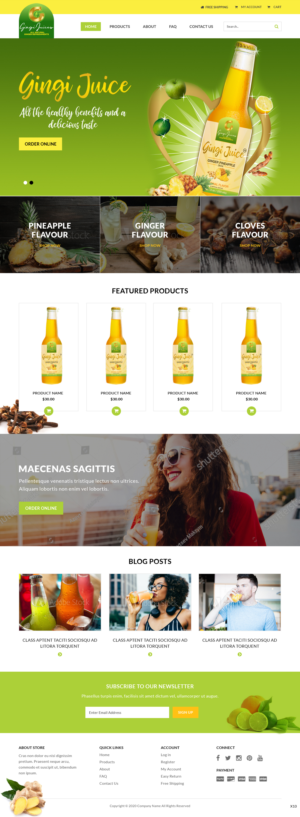 Wordpress Design by pb for this project | Design: #23967992