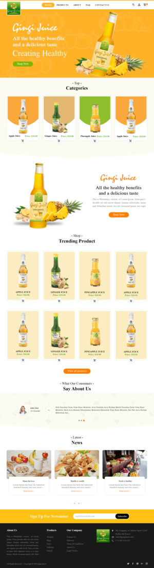 Diseño Wordpress por creativedesigner_rajiv para este proyecto | Diseño #23963713