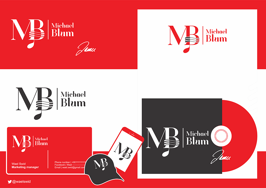 Logo Design by WaelSwid for Michael Blum Music LLC | Design #23979310