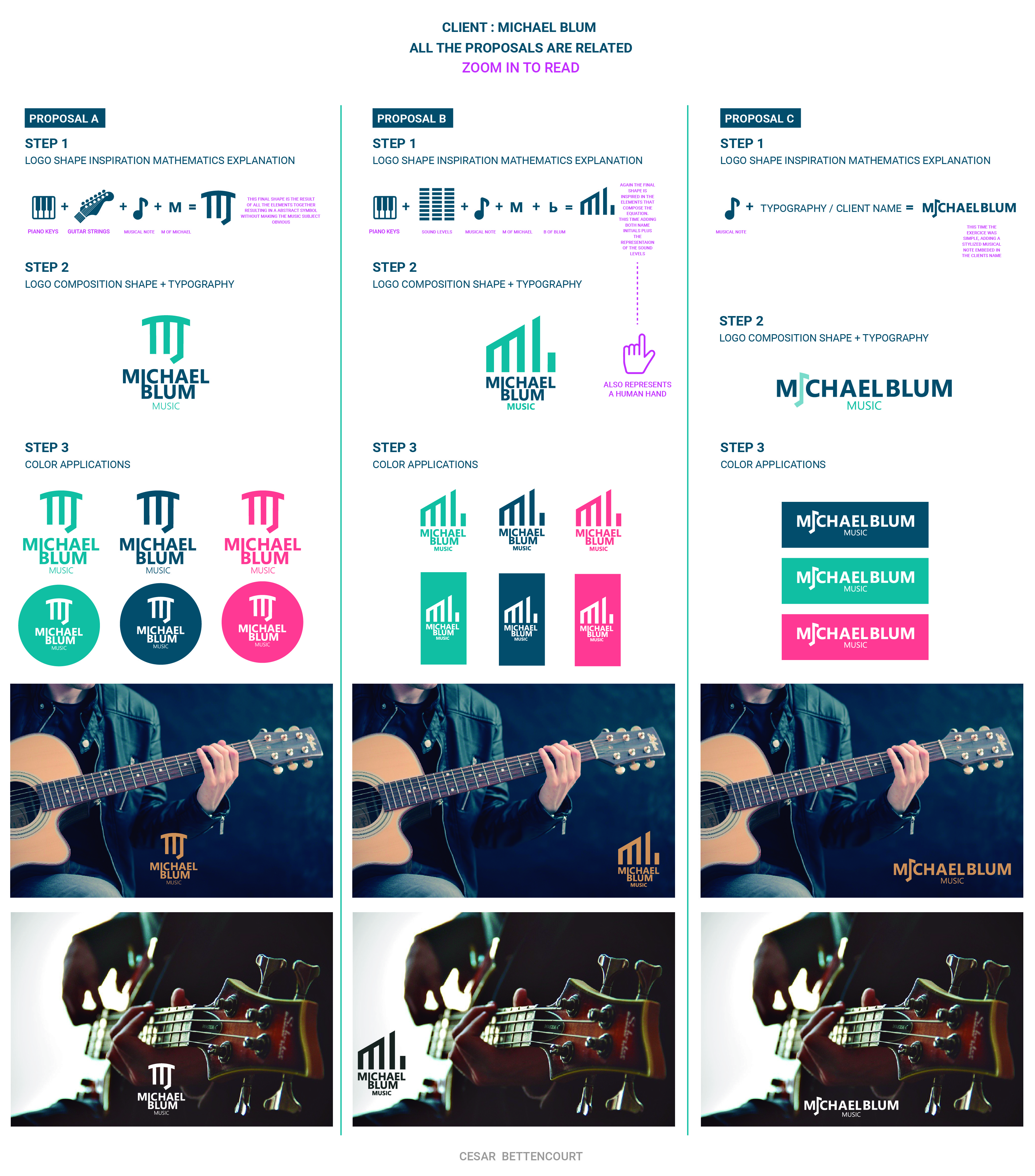 Logo Design by Cesar85 for Michael Blum Music LLC | Design #23971536