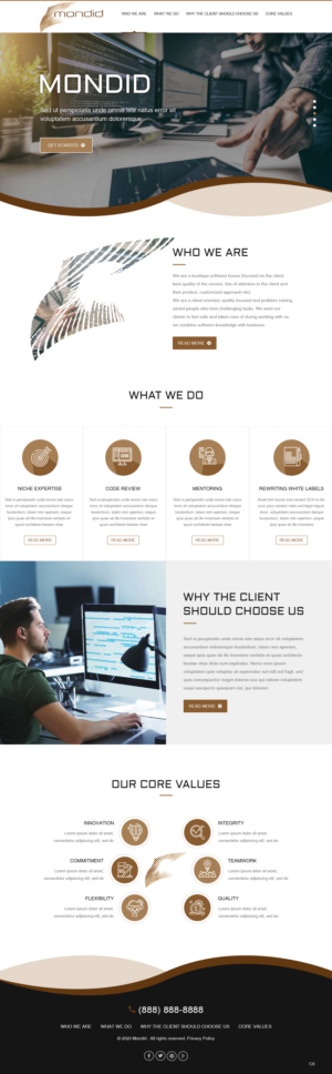 Web Design by pb for this project | Design: #23960193