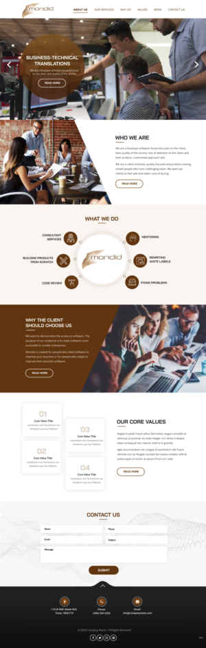 Web Design by pb for this project | Design: #23960195