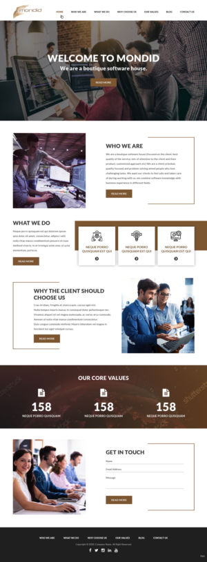 Web Design by pb for this project | Design: #23960196