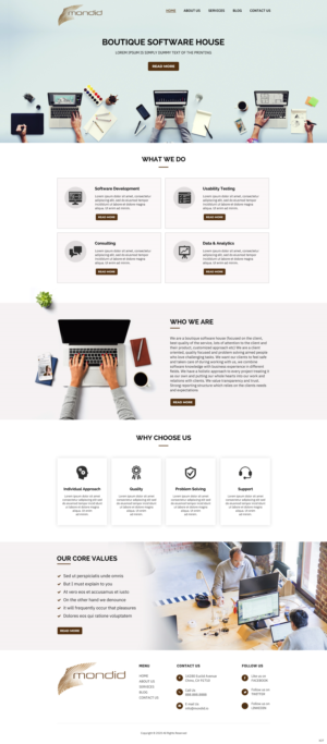 Web Design by pb for this project | Design: #23960197