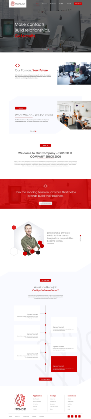 Web Design by Gexton for this project | Design: #23959305