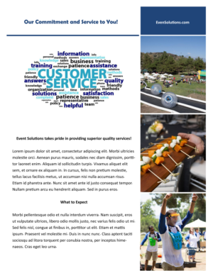 Master / Title Page for Event Planner Proposal  | Diseño Gráfico por Javelin Studio