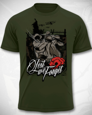 Lest we Forget | T-Shirt-Design von Jonya