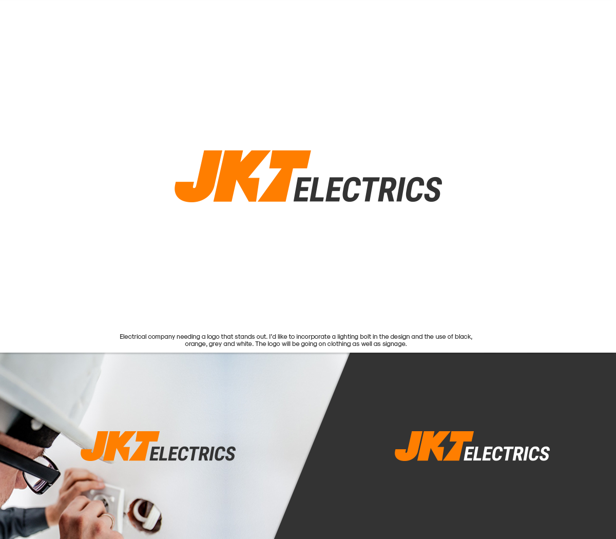 Logo Design by GBDESIGN for JKT ELECTRICS  | Design #23955777