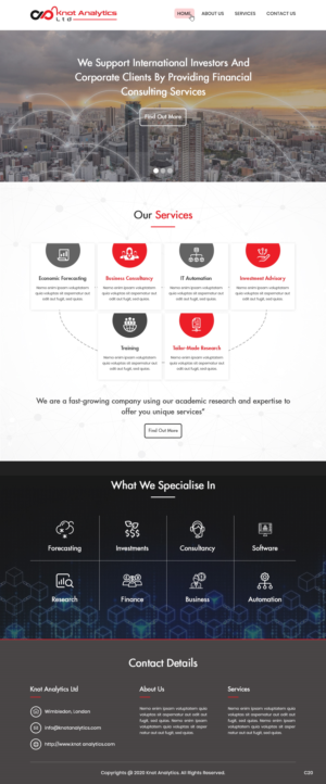 Web Design by pb for this project | Design: #23968038