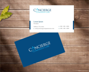 Business Card for Concierge Companion Care | Business Card Design by .Ashu.
