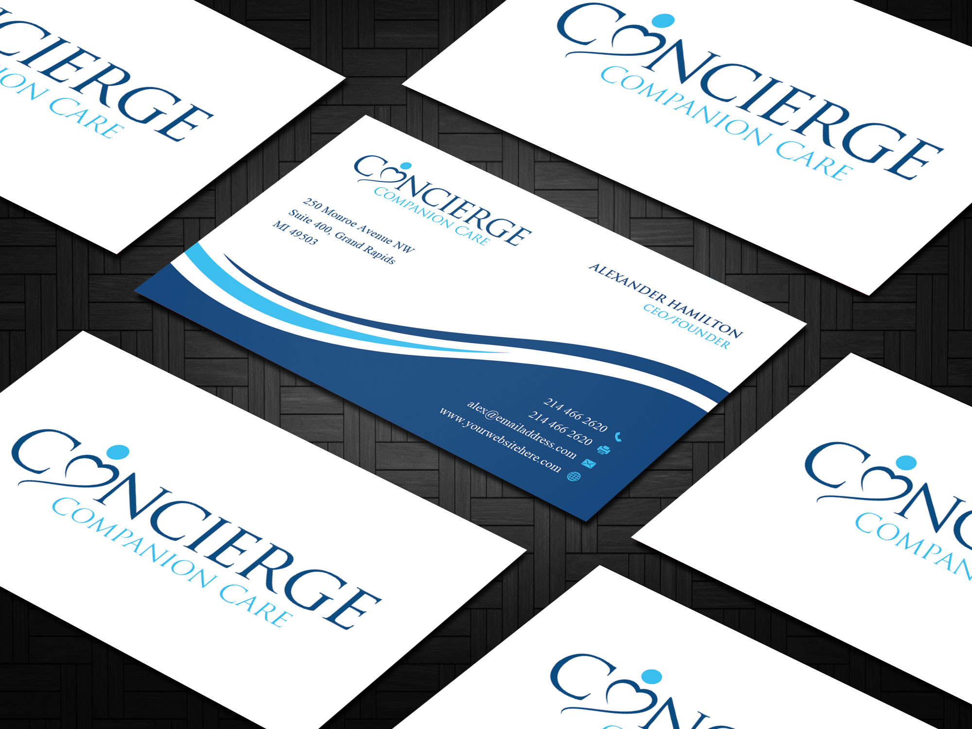 Business Card Design by Sandaruwan for Concierge Companion Care | Design #24006927