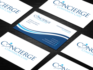 Business Card for Concierge Companion Care | Visitenkarten-Design von Sandaruwan