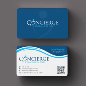 Business Card Design by INDIAN_Ashok for Concierge Companion Care | Design: #23963882