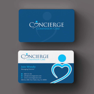 Business Card Design by INDIAN_Ashok for Concierge Companion Care | Design: #23963883