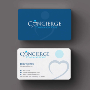 Business Card Design by INDIAN_Ashok for Concierge Companion Care | Design: #23963886