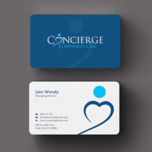Business Card Design by INDIAN_Ashok for Concierge Companion Care | Design: #23963890