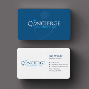 Business Card Design by INDIAN_Ashok for Concierge Companion Care | Design: #23963897