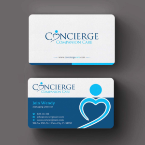 Business Card Design by INDIAN_Ashok for Concierge Companion Care | Design: #23963898