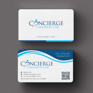 Business Card Design by INDIAN_Ashok for Concierge Companion Care | Design: #23963901