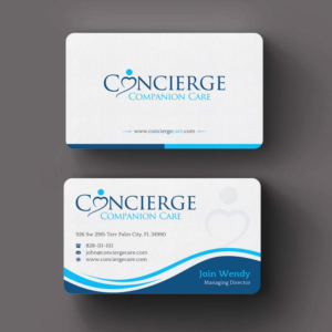 Business Card Design by INDIAN_Ashok for Concierge Companion Care | Design: #23963904