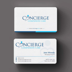 Business Card Design by INDIAN_Ashok for Concierge Companion Care | Design: #23963906