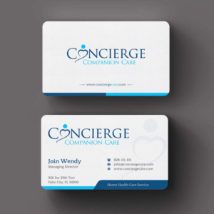 Business Card Design by INDIAN_Ashok for Concierge Companion Care | Design: #23963908