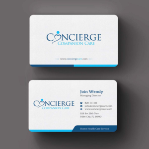 Business Card Design by INDIAN_Ashok for Concierge Companion Care | Design: #23963909
