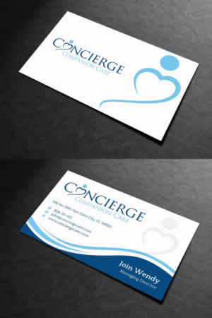 Visitenkarten-Design von INDIAN_Ashok für Concierge Companion Care | Design: #24012370