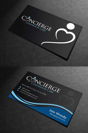 Visitenkarten-Design von INDIAN_Ashok für Concierge Companion Care | Design: #24012371