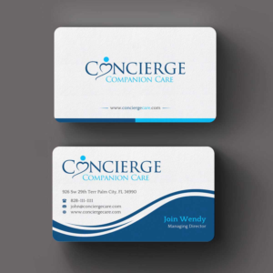 Business Card Design by INDIAN_Ashok for Concierge Companion Care | Design: #24050959