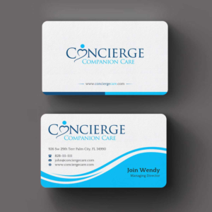 Visitenkarten-Design von INDIAN_Ashok für Concierge Companion Care | Design: #24050960