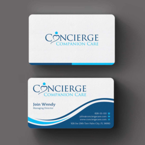 Business Card Design by INDIAN_Ashok for Concierge Companion Care | Design: #24083793