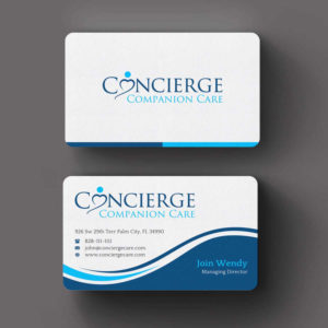 Business Card Design by INDIAN_Ashok for Concierge Companion Care | Design: #24083794