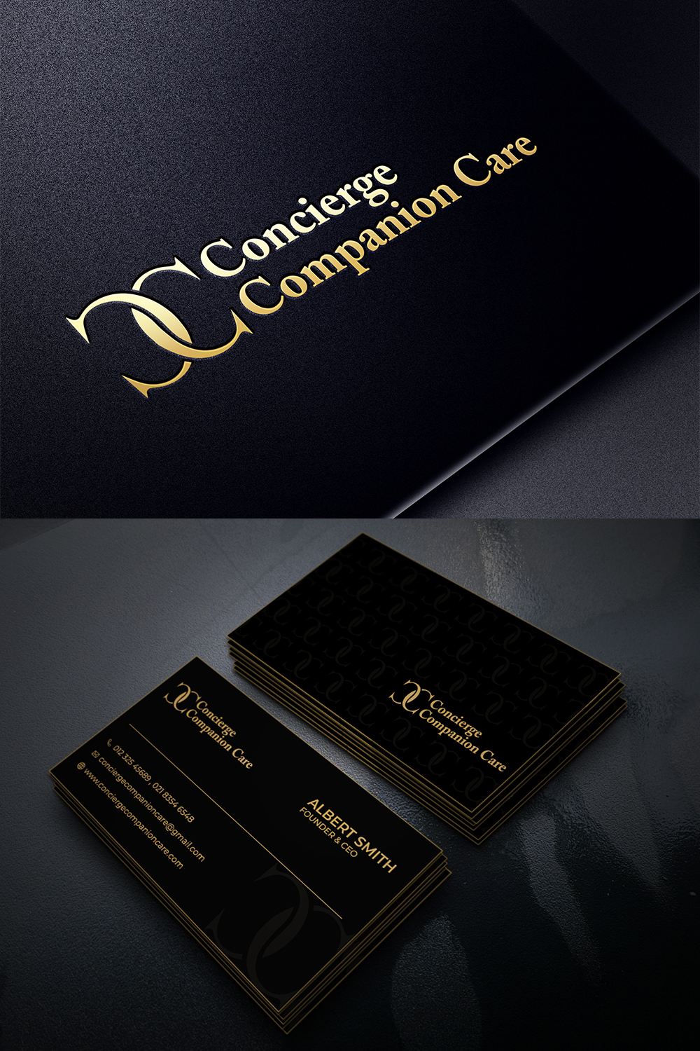 Visitenkarten-Design von Gexton für Concierge Companion Care | Design #23966976