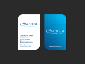 Visitenkarten-Design von Creations Box 2015 für Concierge Companion Care | Design: #23964714