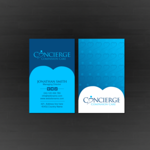 Business Card Design by Creations Box 2015 for Concierge Companion Care | Design: #23964717