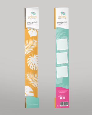900mm double sided Card Ponytail Insert for hair | Flyer-Design von vpt_creations