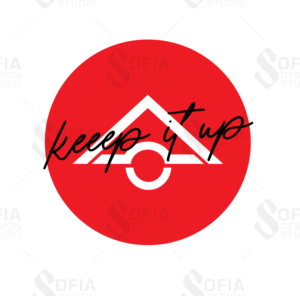 Keeep it up is our company motto. Need "keeep it up" sticker design for promotional pur... | Sticker Design by SofiaDesignStudio