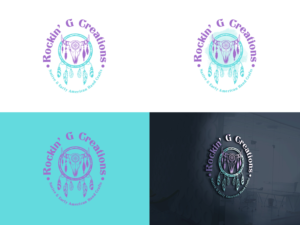 Logo Design by Slant Line Media for Rockin G Creations | Design: #23968660