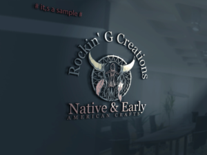 Rockin' G Creations           Native & Early American Crafts | Logo Design by alpha hop