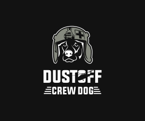 "Dustoff Crew Dog" or abbreviated as (DCD) | Diseño de Logo por LAXMI DESIGNHUB