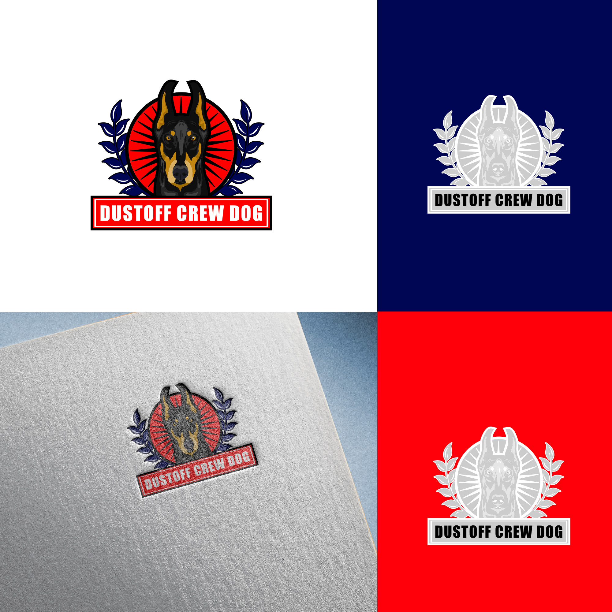 Logo Design by MarkazAlrusumatOfficial for Crewdog company  | Design #23997533