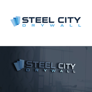 Steel City Drywall | Logo Design by lightning.1972
