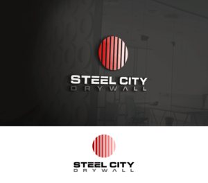 Steel City Drywall | Logo Design by CreativeBaba