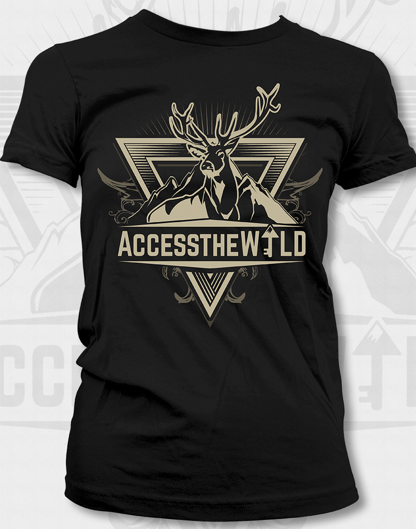 Diseño de Camiseta por Jonya para RJCM LLC dba accesstheWILD  | Diseño #23969249