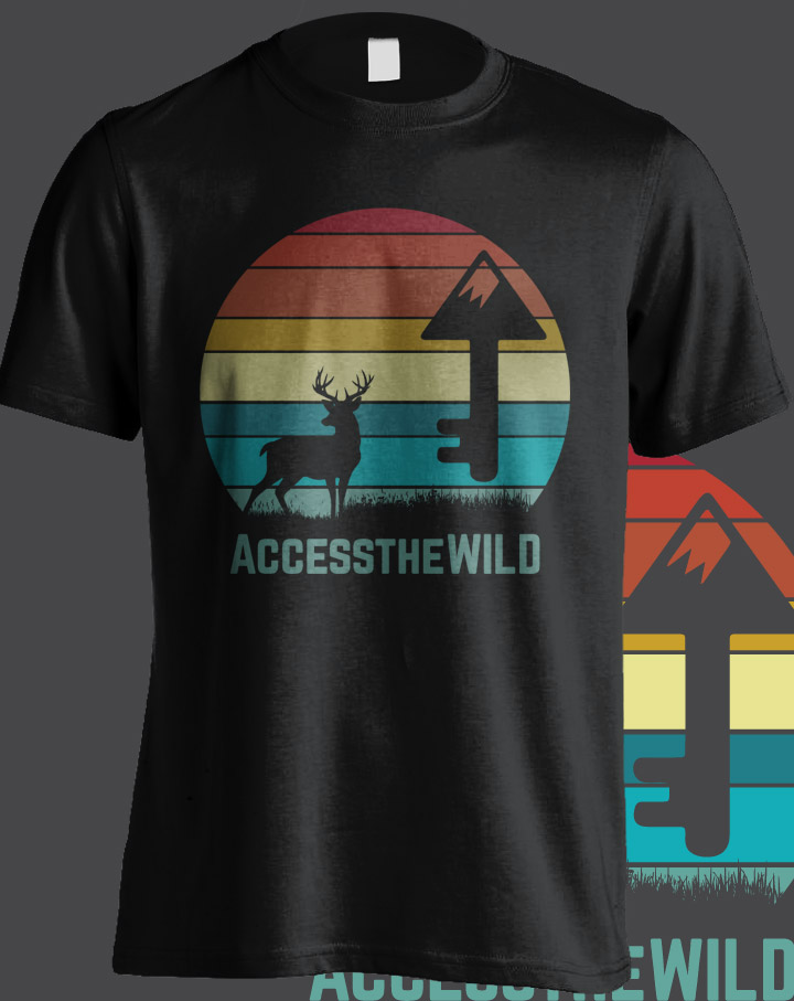 T-shirt Design by rickyadri for RJCM LLC dba accesstheWILD  | Design #23967894
